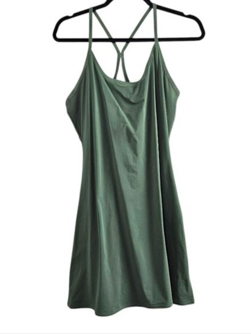 Outdoor Voices Womens Green Athleisure Skort Dress Sz L Tennis Pickleball - Picture 6 of 12